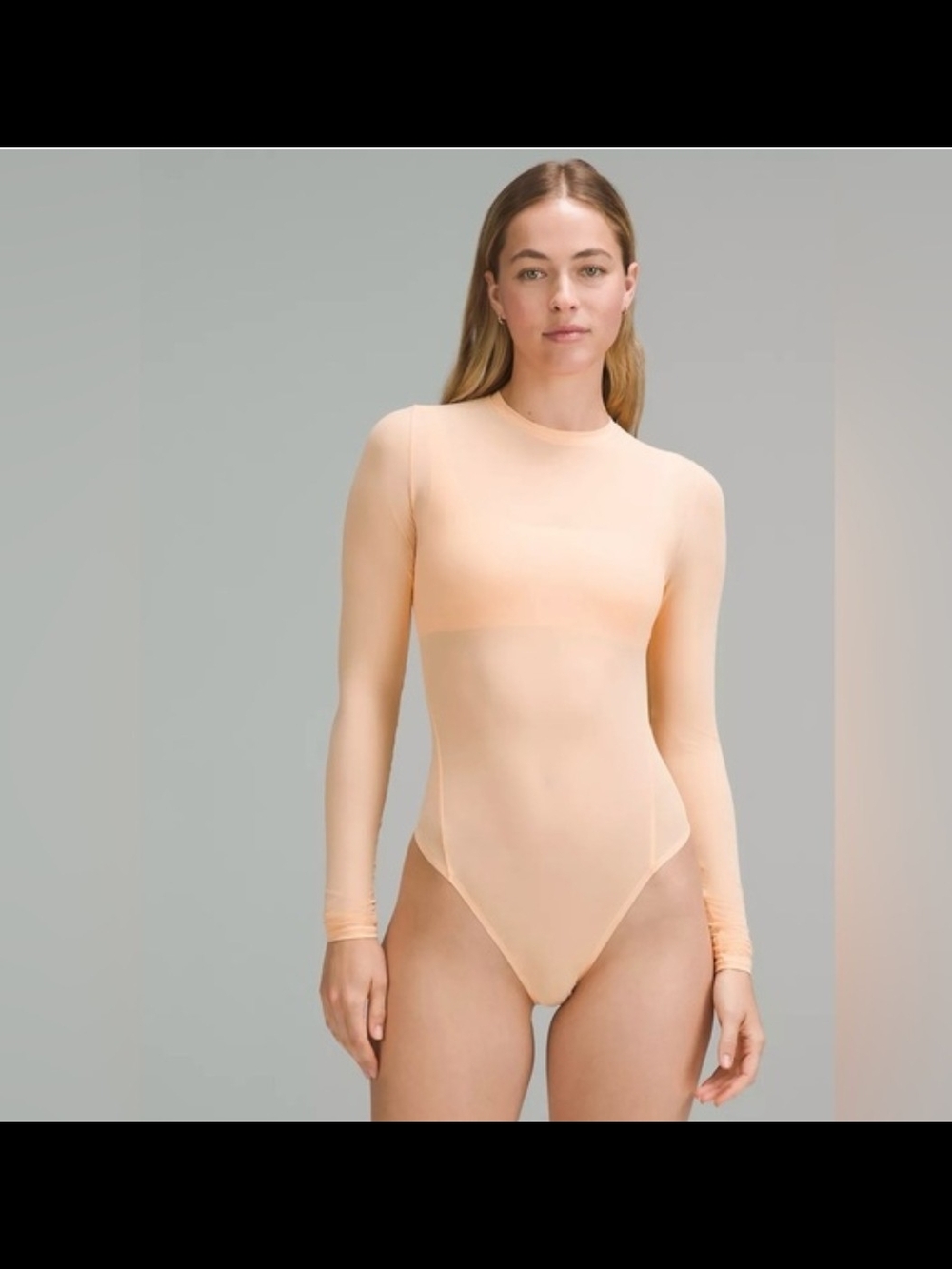 lululemon athletica Nulu Mesh Long-sleeve Crewneck Bodysuit
